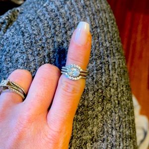 Judith Ripka Ring Stack Size 5